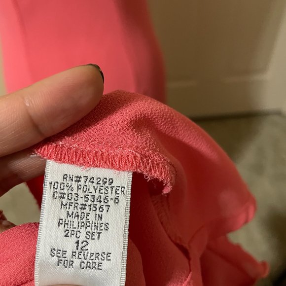 Chadwick’s | Coral Pink Dress - Picture 8 of 9